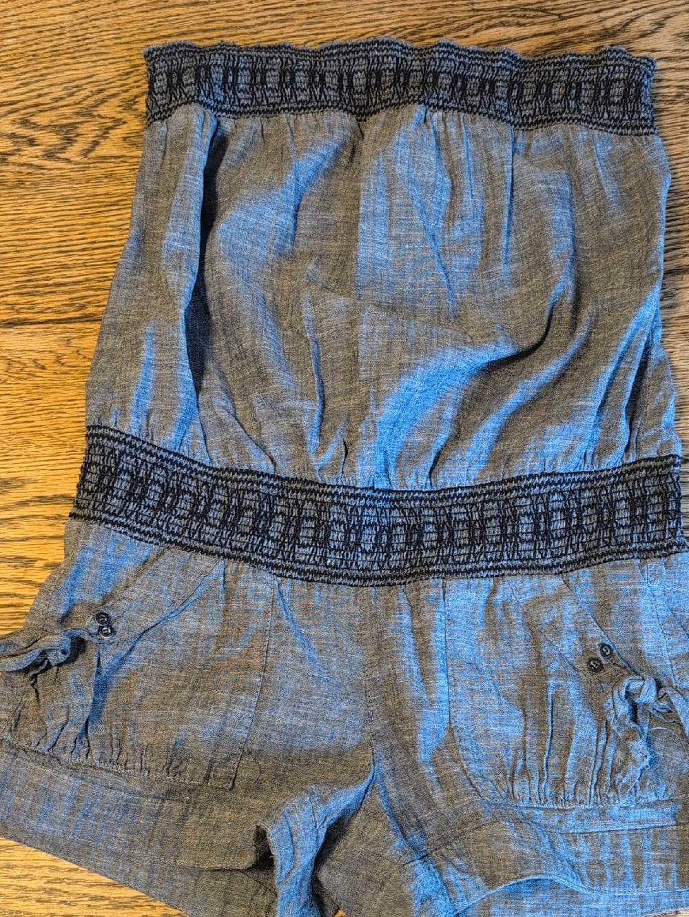 Rewind Gray Branded Jumpsuit with Subtle Texture